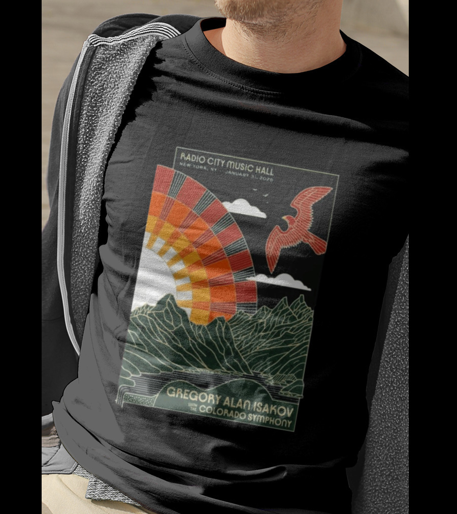 Gregory Alan Isakov With Colorado Symphony Radio City Music Hall January 31 2026 T-Shirt
