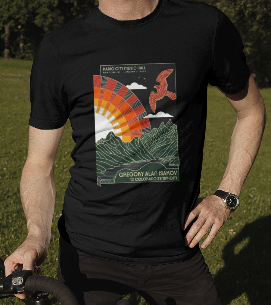 Gregory Alan Isakov With Colorado Symphony Radio City Music Hall January 31 2026 T-Shirt