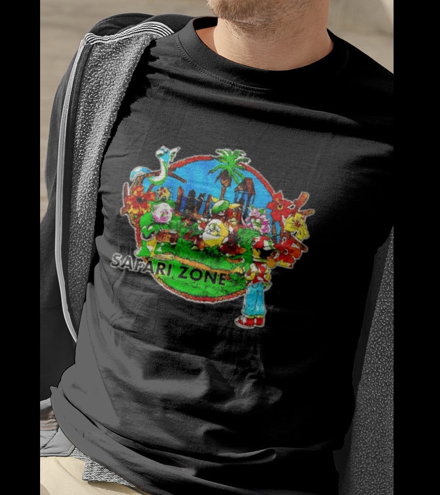Safari Zone Pokémon Adventure With Ash Ketchum And Friends T-Shirt