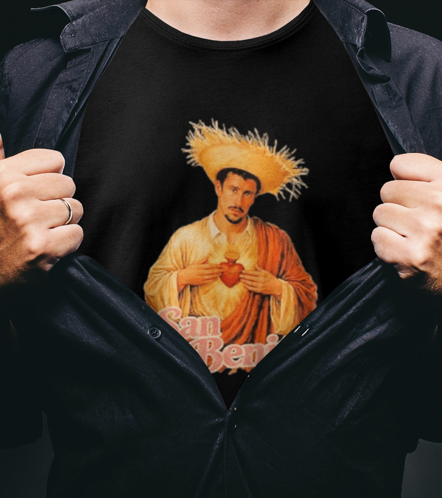 San Benito Bad Bunny Sacred Heart Aura T-Shirt