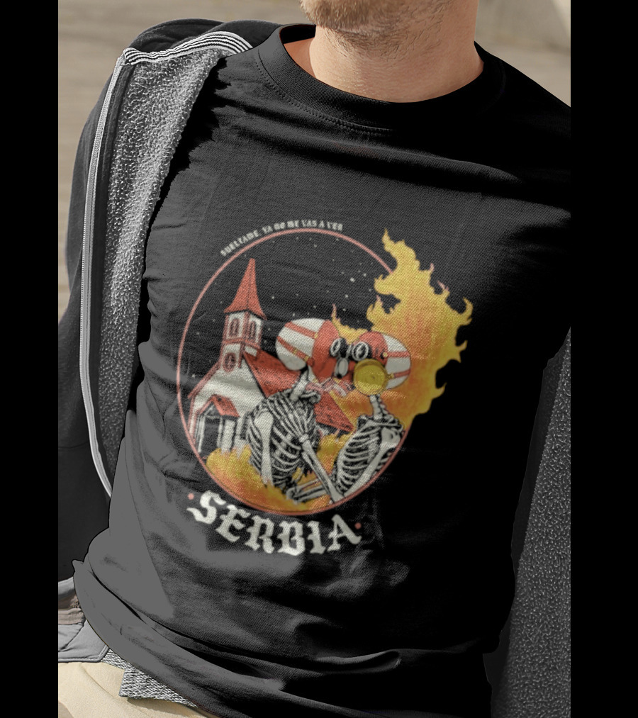 Amor De Verano Sueltame 2026 Serbia Church Fire T-Shirt