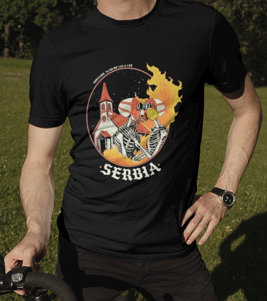 Amor De Verano Sueltame 2026 Serbia Church Fire T-Shirt