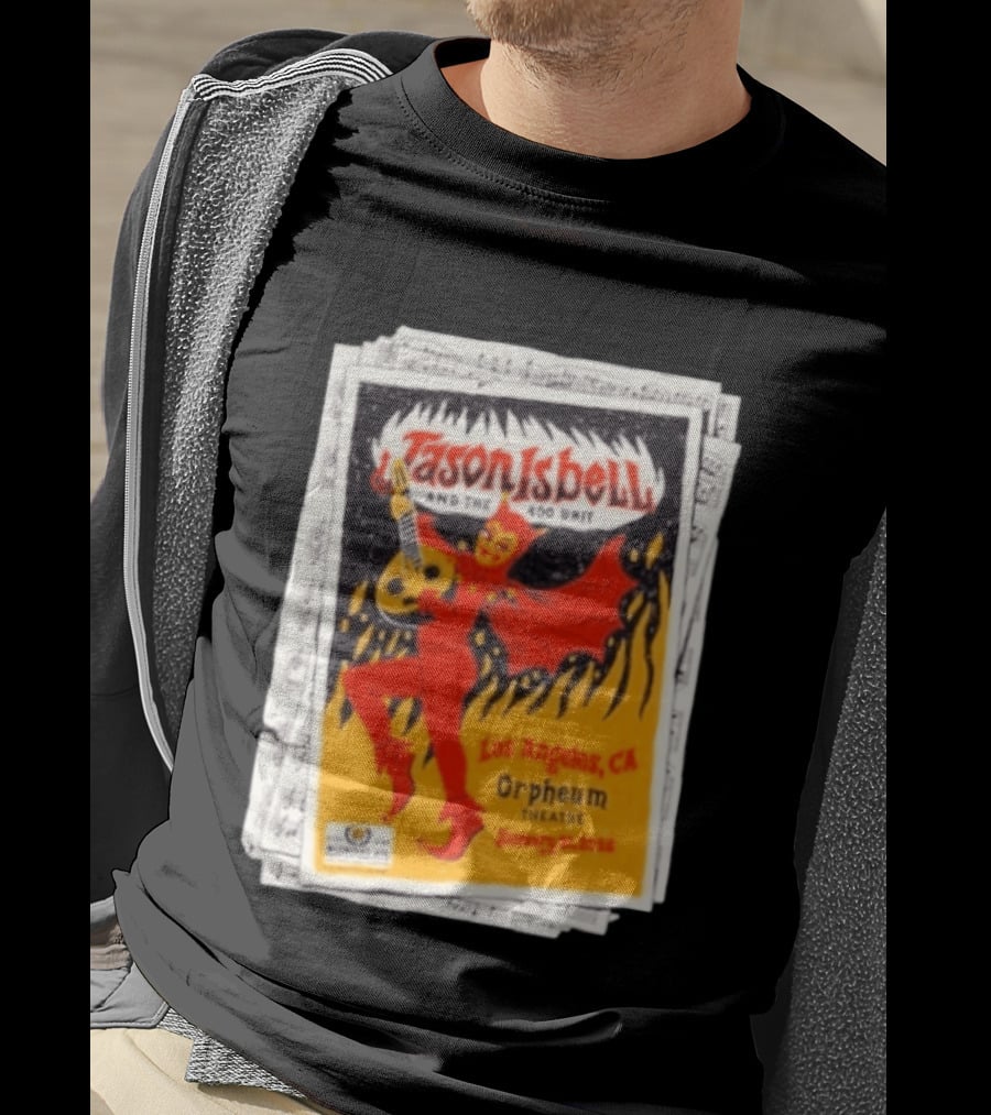 Jason Isbell And The 400 Unit Orpheum Theatre Los Angeles CA January 31 2026 Show T-Shirt