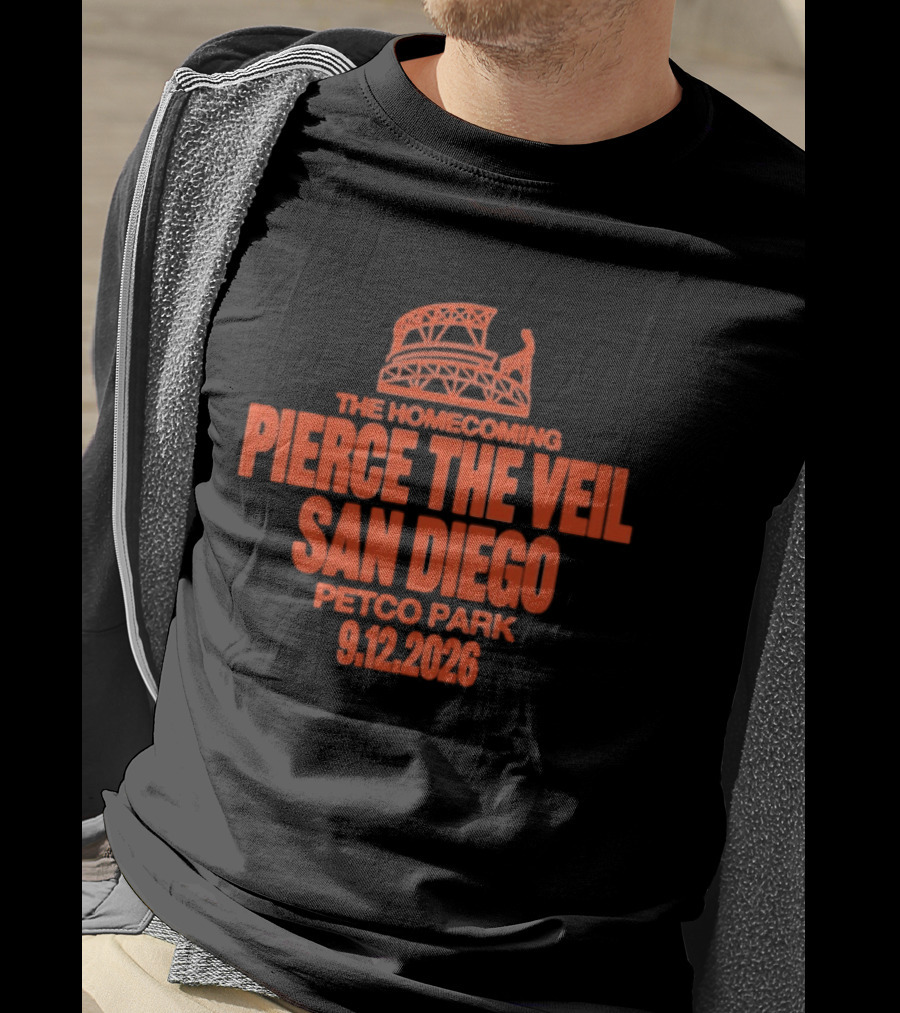 Pierce The Veil The Homecoming San Diego Petco Park Sept 12 2026 T-Shirt