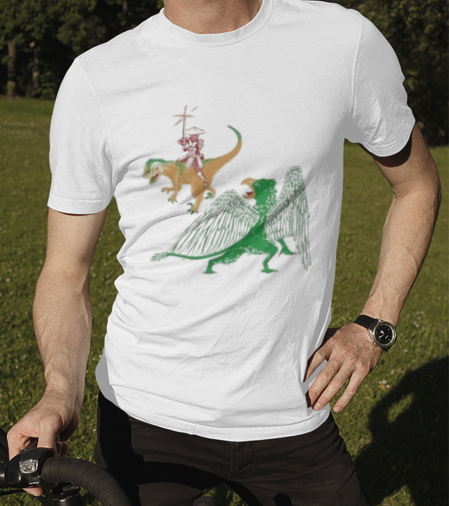 Jack Black Monster Tag Dinosaur And Griffin Fantasy T-Shirt