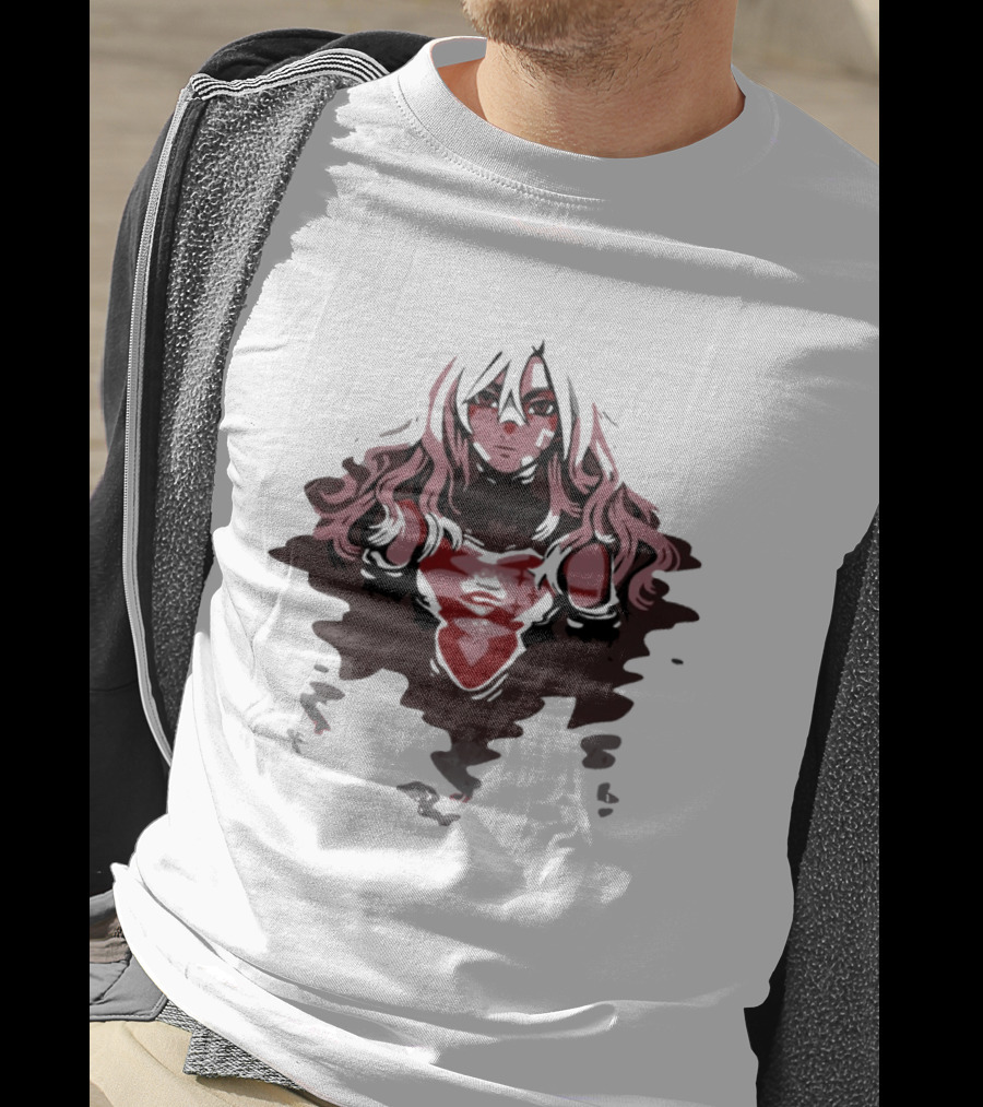 Signalis Remember Our Promise Anime Character With Heart Symbol And Pink Hair T-Shirt