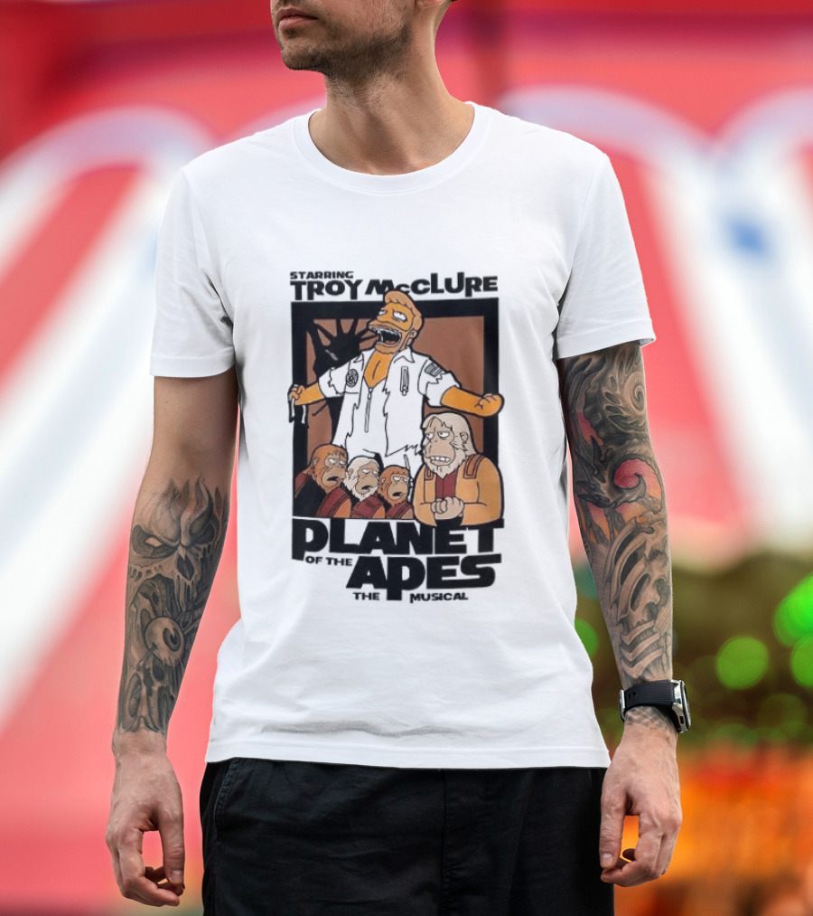 Starring Troy McClure Planet Of The Apes The Musical T-Shirt