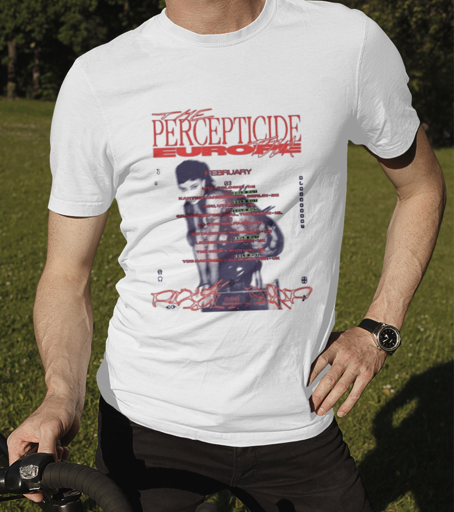 PERCEPTICIDE Europe Tour 2026 Dates And Locations T-Shirt