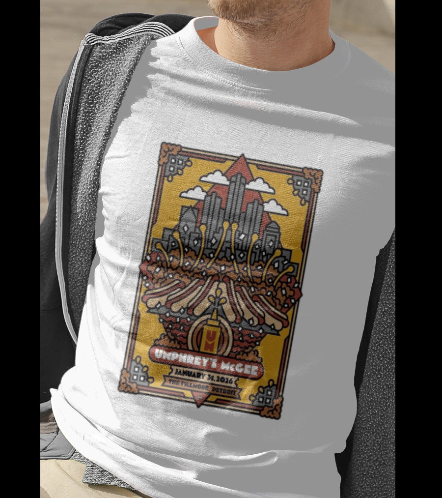 Umphrey's McGee January 31 2026 The Fillmore Detroit Concert T-Shirt