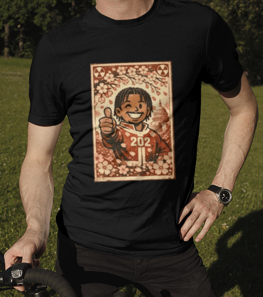 Vault 202 February 26 Cherry Blossom Capitol Thumbs Up T-Shirt