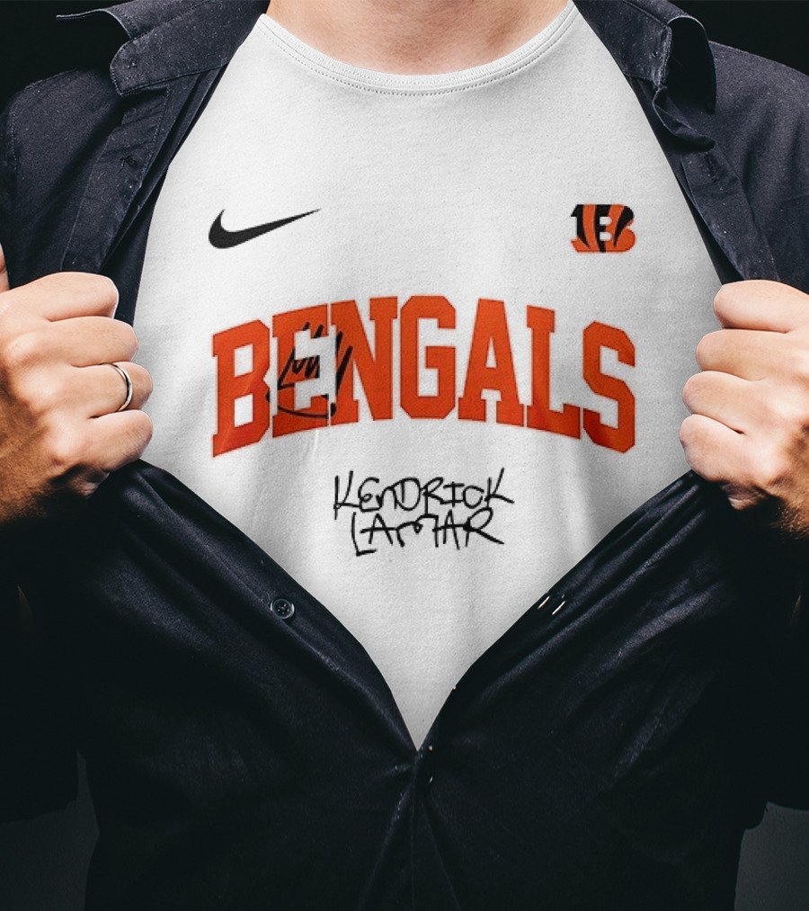 Cincinnati Bengals Kendrick Lamar King Kunta Collaboration Nike 16 T-Shirt