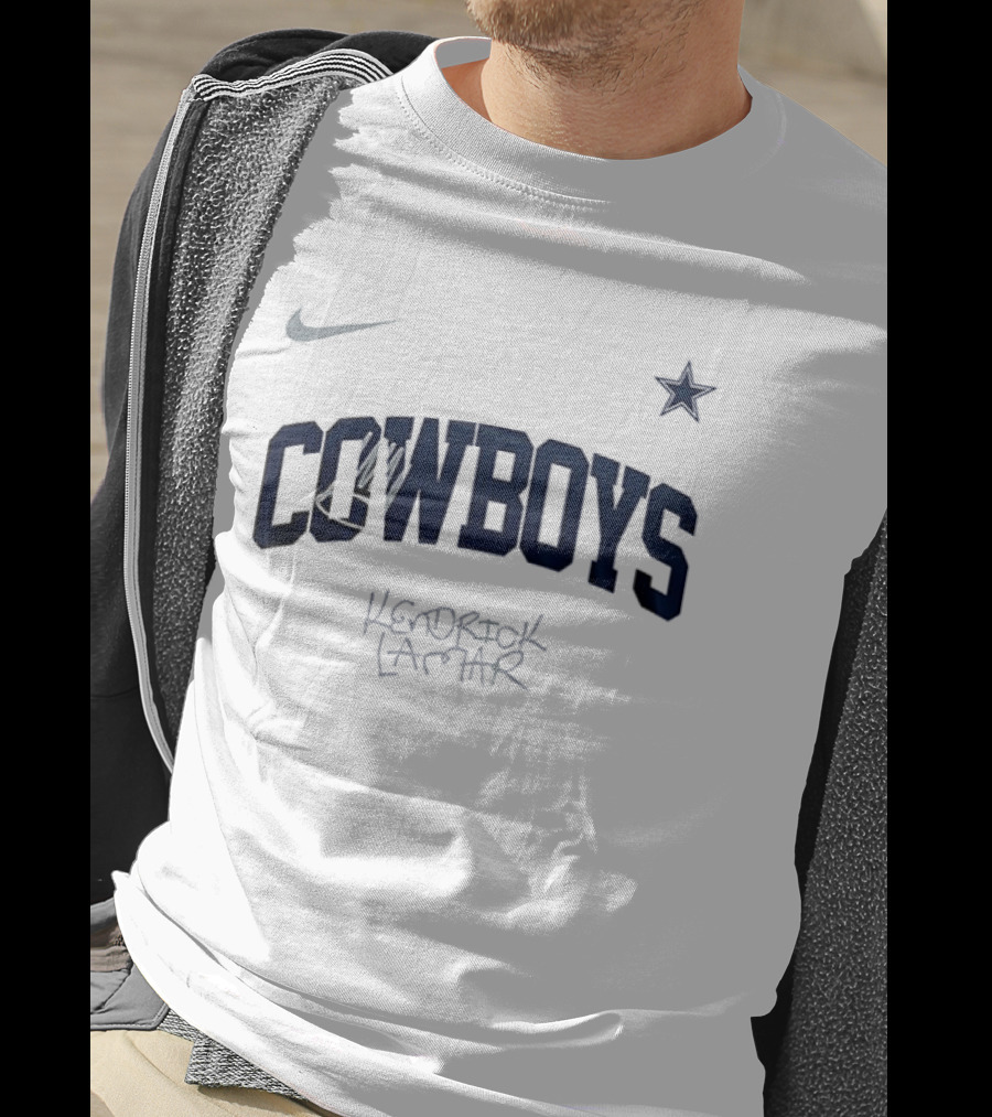 Nike Dallas Cowboys Kendrick Lamar Collaboration Cowboys Star T-Shirt