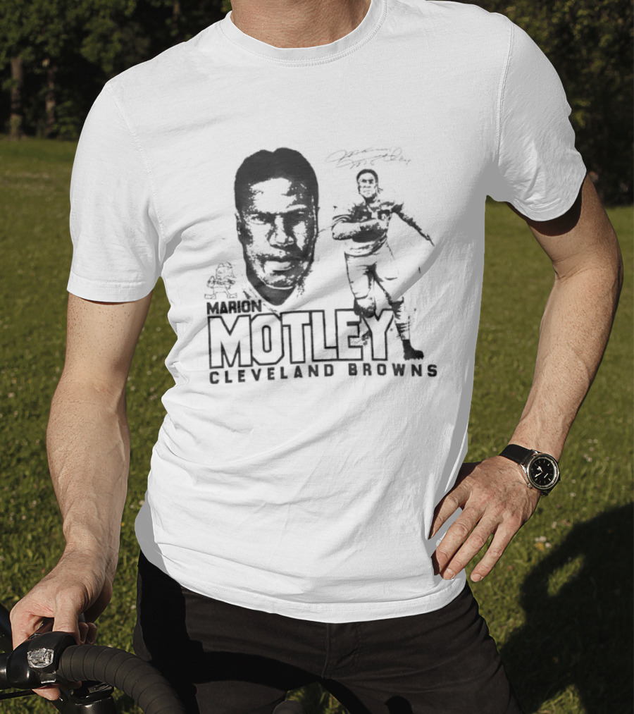Marion Motley Cleveland Browns NFL Hall Of Fame Legend T-Shirt
