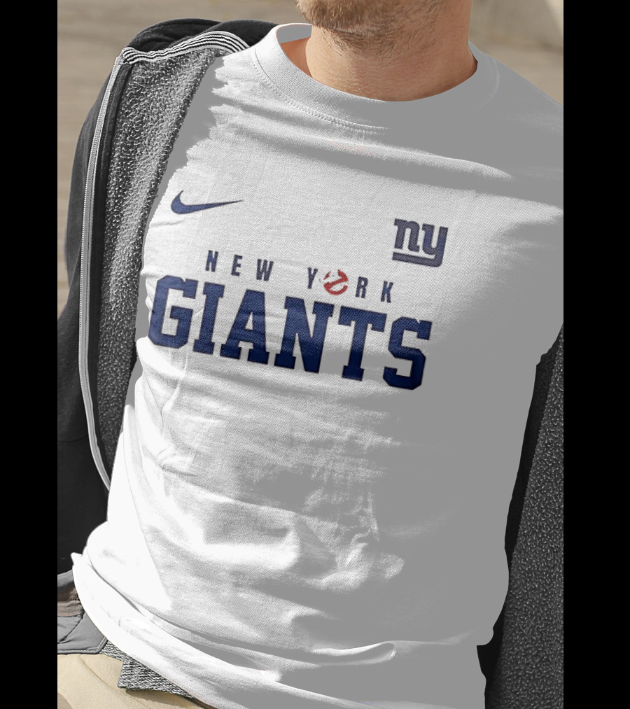 New York Giants Ghostbusters Collaboration Who Ya Gonna Call Nike NFL T-Shirt