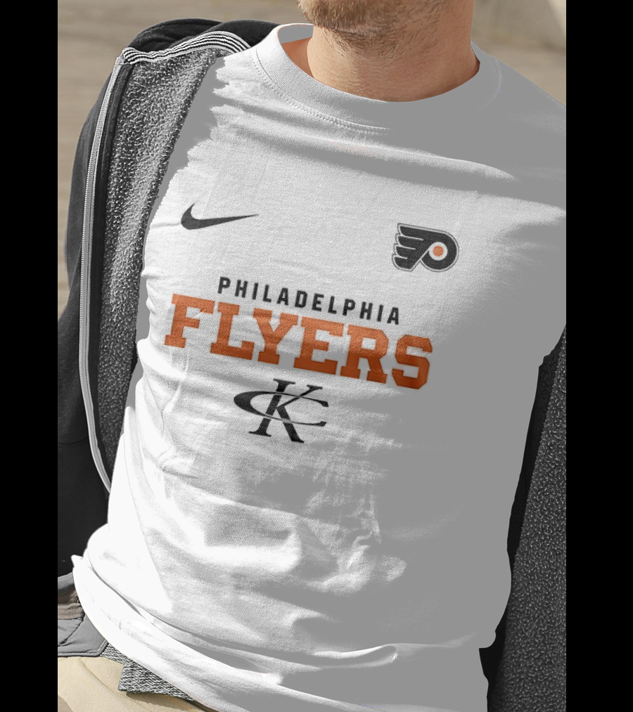 Philadelphia Flyers Kenny Chesney No Shoes Nation Tour Nike Collaboration T-Shirt