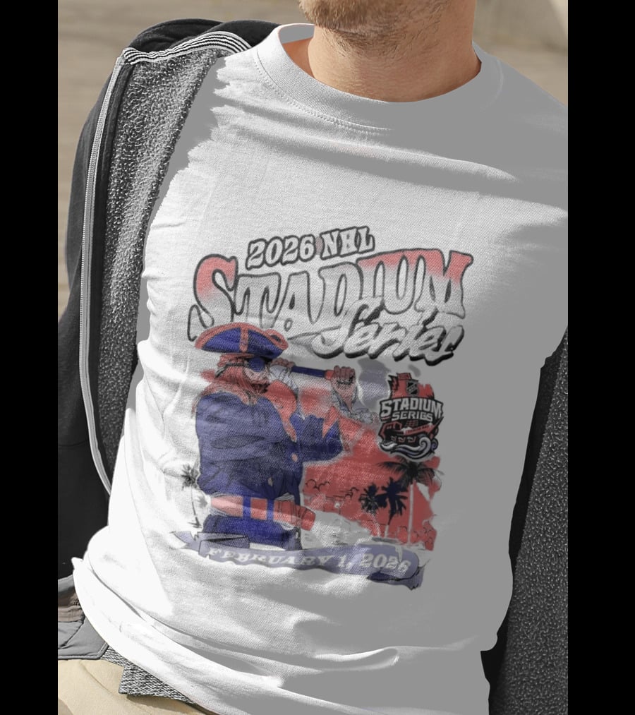 Tampa Bay Buccaneers Stadium Series 2026 Feb 1 Pirate Captain T-Shirt