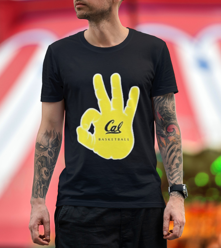 Cal Basketball Hand Sign California Golden Bears T-Shirt
