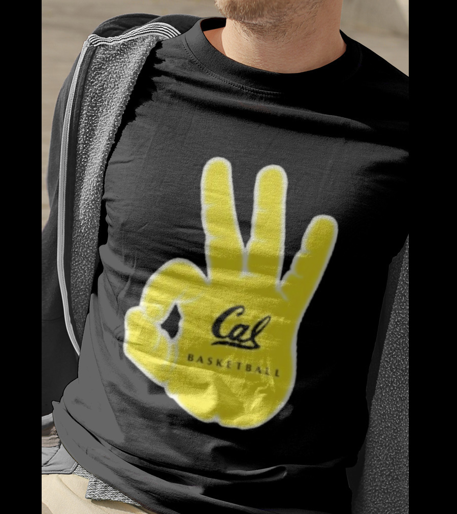 Cal Basketball Hand Sign California Golden Bears T-Shirt