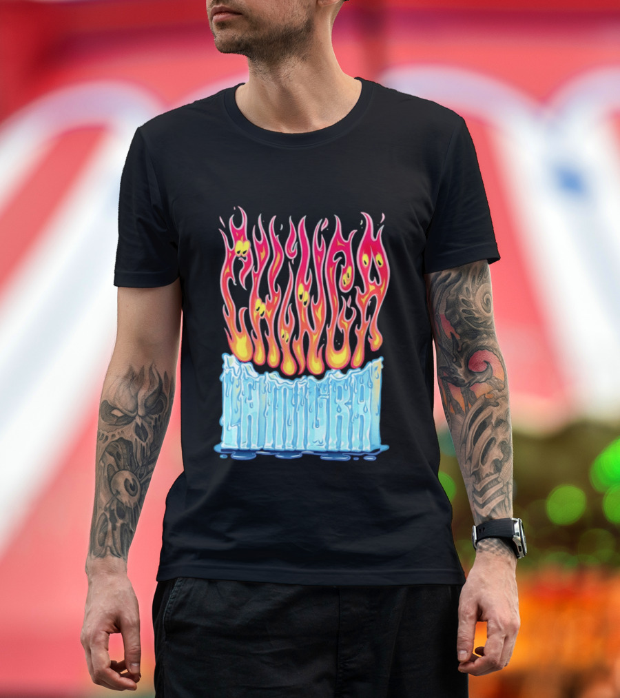 Chili Chimichanga Ice Fire Fusion Melting Pantera T-Shirt