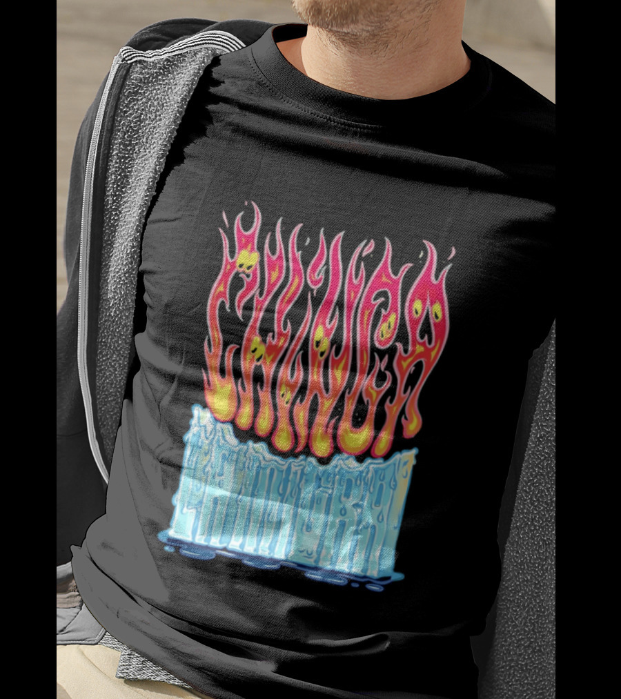 Chili Chimichanga Ice Fire Fusion Melting Pantera T-Shirt