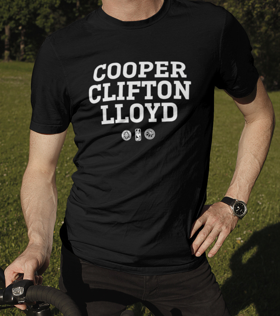 Cooper Clifton Lloyd NBA Black History Month Toronto Raptors Basketball T-Shirt