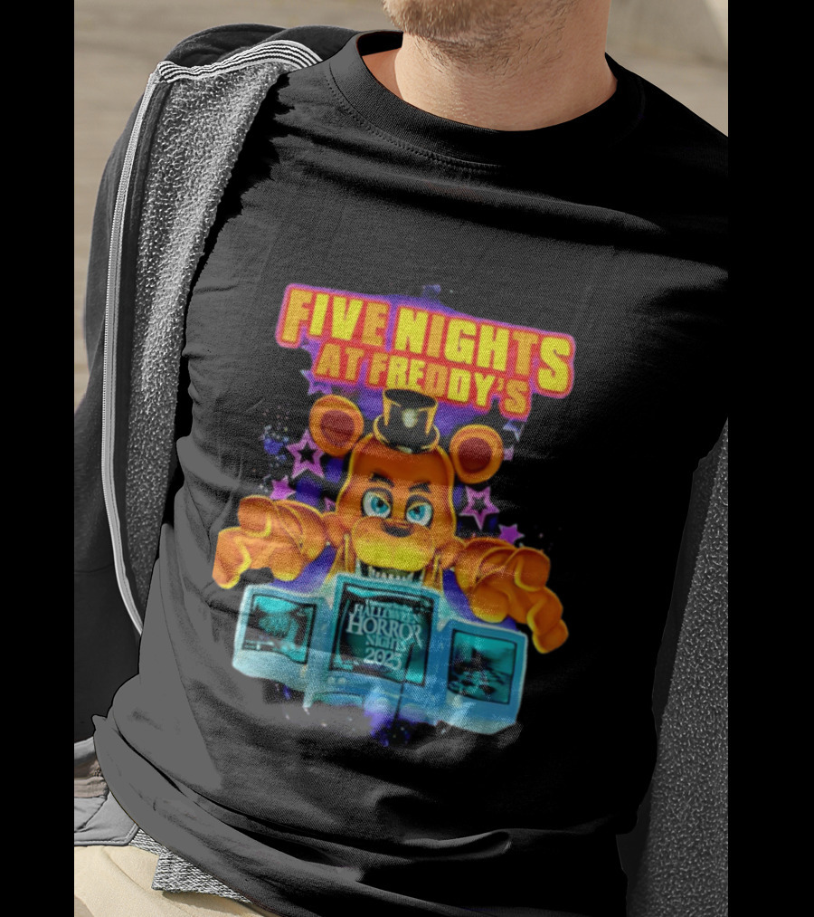 Five Nights At Freddy's Halloween Horror Nights 2025 Freddy Fazbear Animatronic T-Shirt