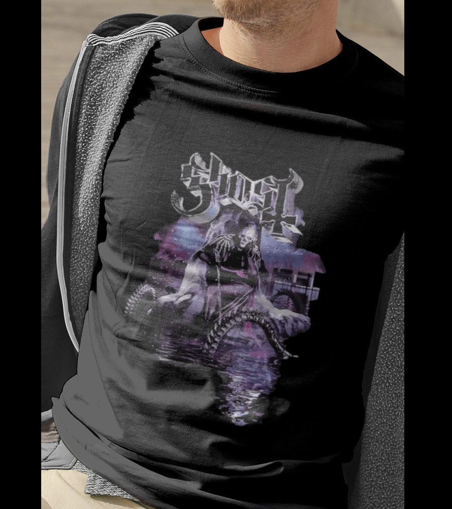 Ghost Montreal 2026 Skeleton Water Reflections Event New T-Shirt