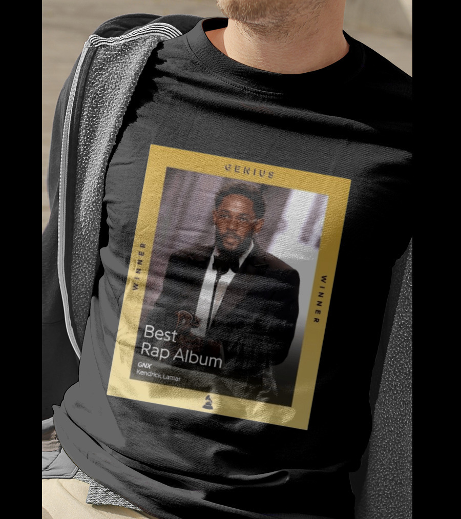 Genius Winner Kendrick Lamar Best Rap Album GNX T-Shirt