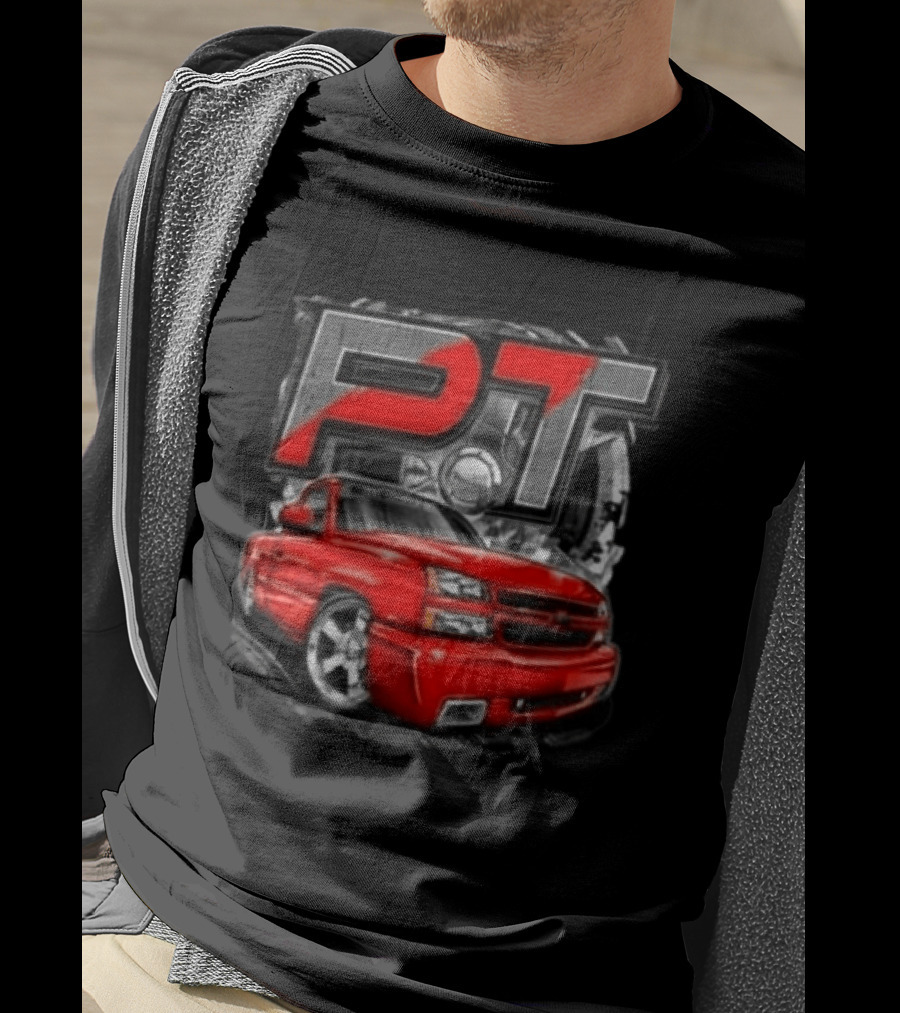PT Project Torque INTIMIDATOR SS CLONE Red Pickup T-Shirt