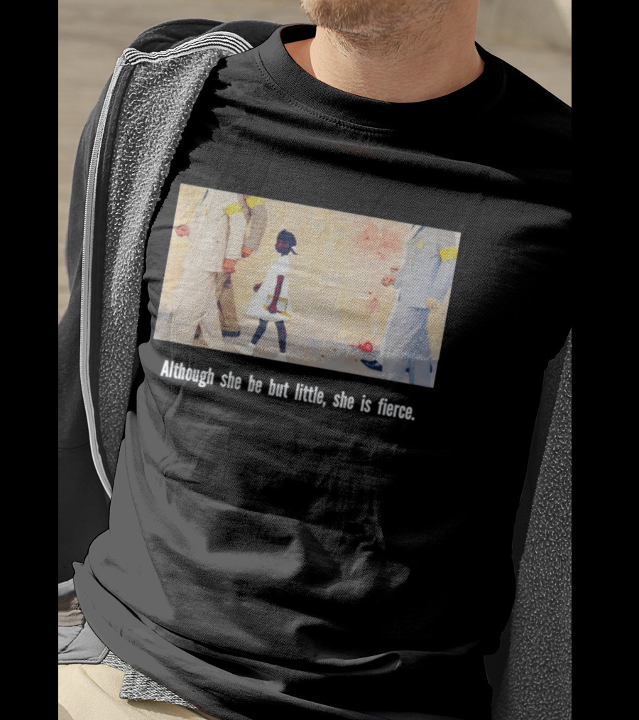 Ruby Bridges Black History Month Although She Be But Little She Is Fierce T-Shirt