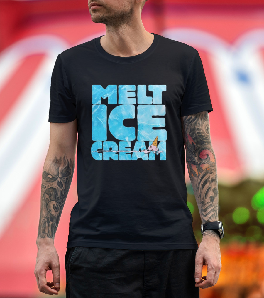 Ben & Jerry's Melt Ice Cream Frozen Treat Humor T-Shirt