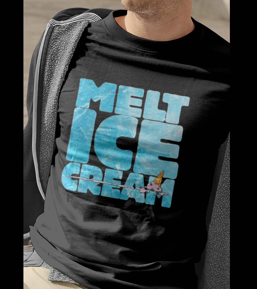 Ben & Jerry's Melt Ice Cream Frozen Treat Humor T-Shirt
