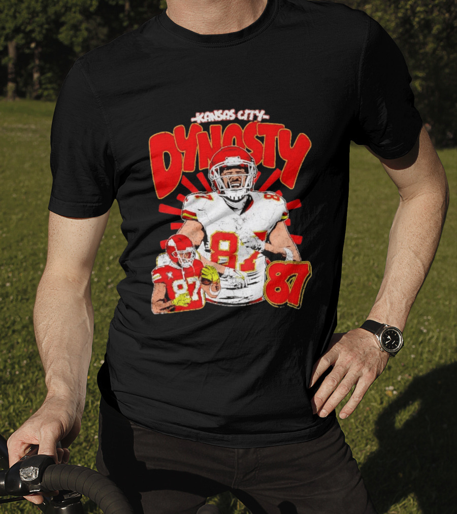 Kansas City Dynasty 87 Kelce Football Legacy T-Shirt