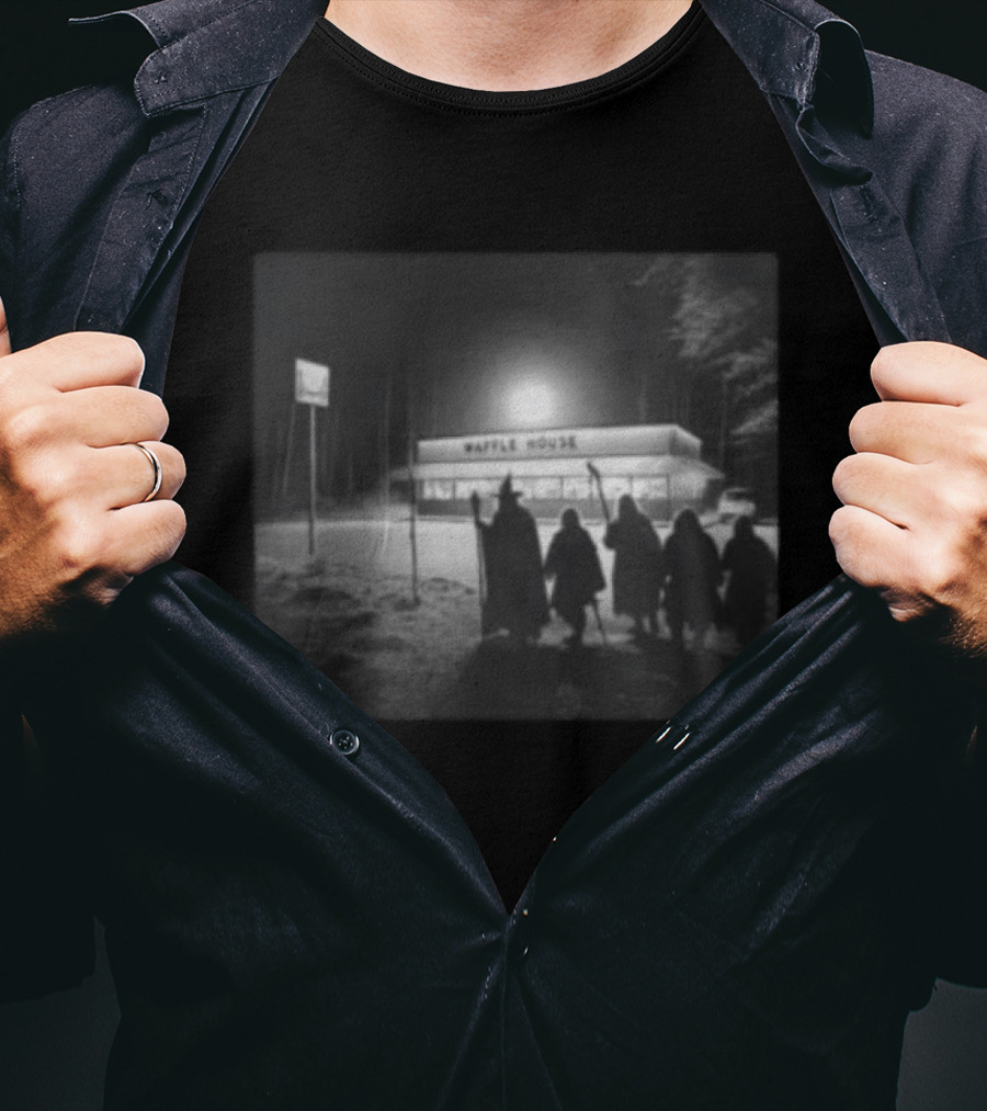 Fellowship Of The Rings Meets Waffle House Adventure T-Shirt