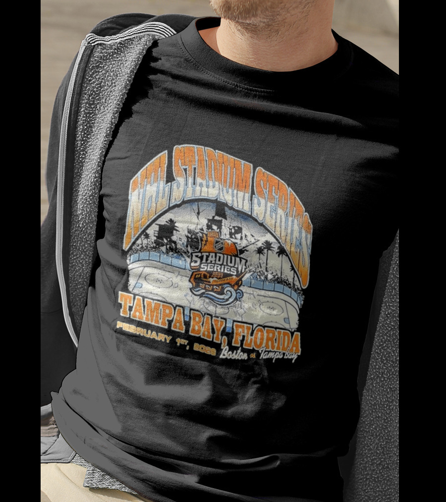 NHL Stadium Series Tampa Bay Florida 2026 Boston Vs Tampa Bay February 1st T-Shirt