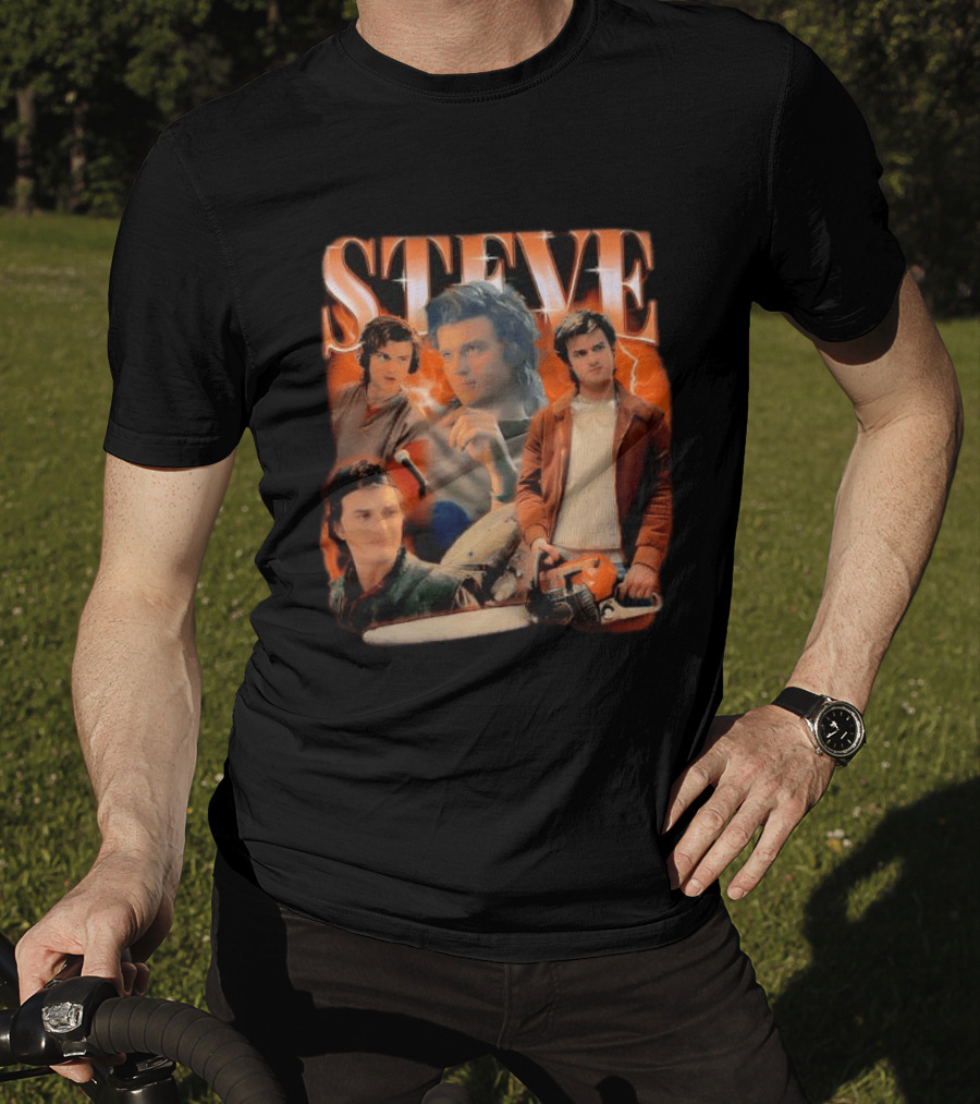 Steve Heartthrob Electric Style Stranger Things T-Shirt