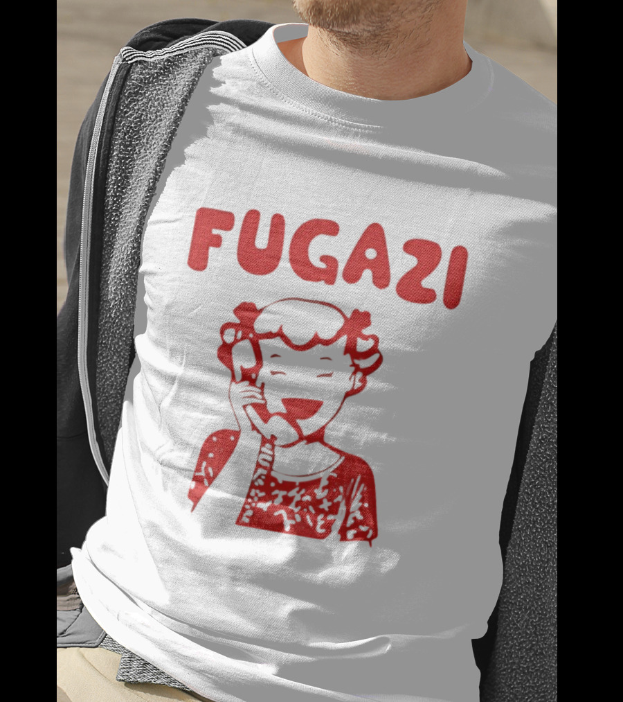 Fugazi Red Cartoon T-Shirt