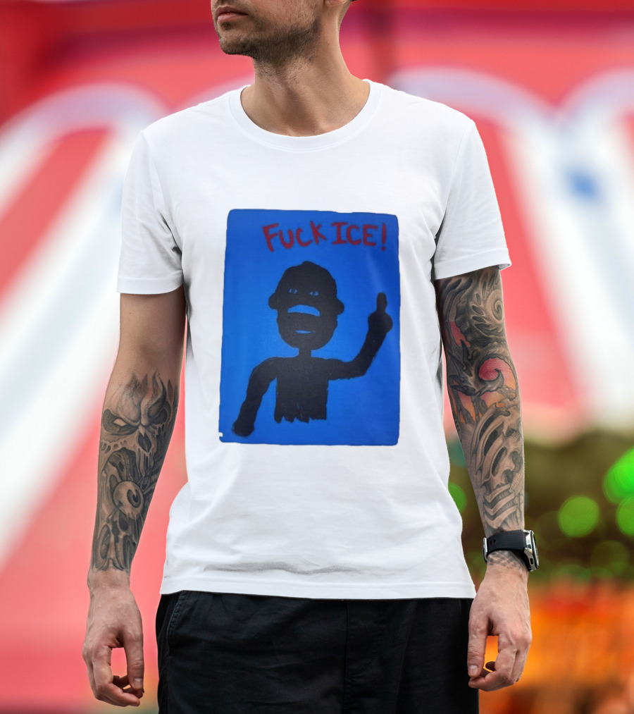 Kid Cudi Protest Message Blue T-Shirt