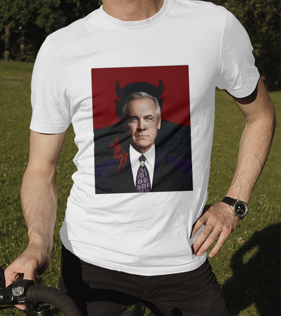 Mark Carney Devil Horns Red T-Shirt