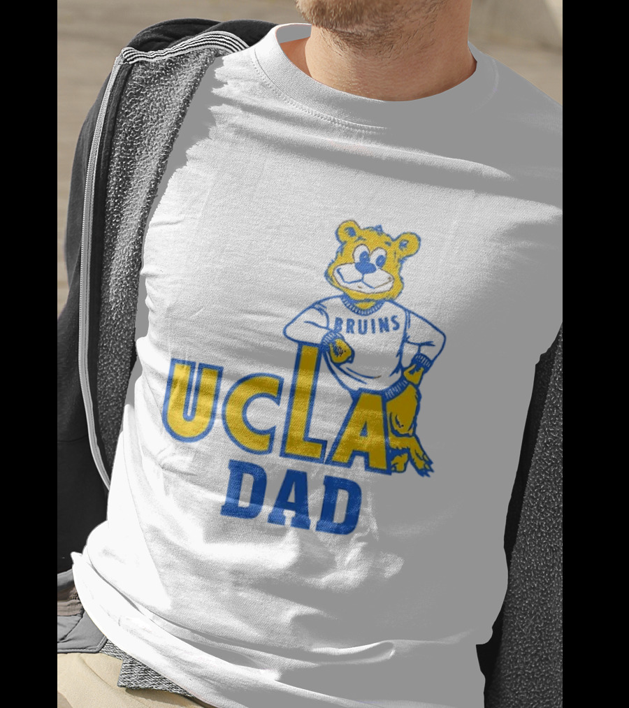 UCLA Dad Bruins Bear Mascot Official Mark Cuban T-Shirt
