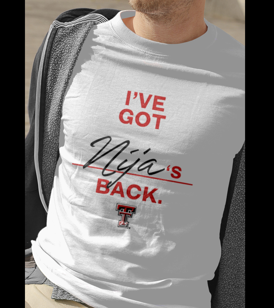 I've Got Nija's Back Texas Tech Support T-Shirt