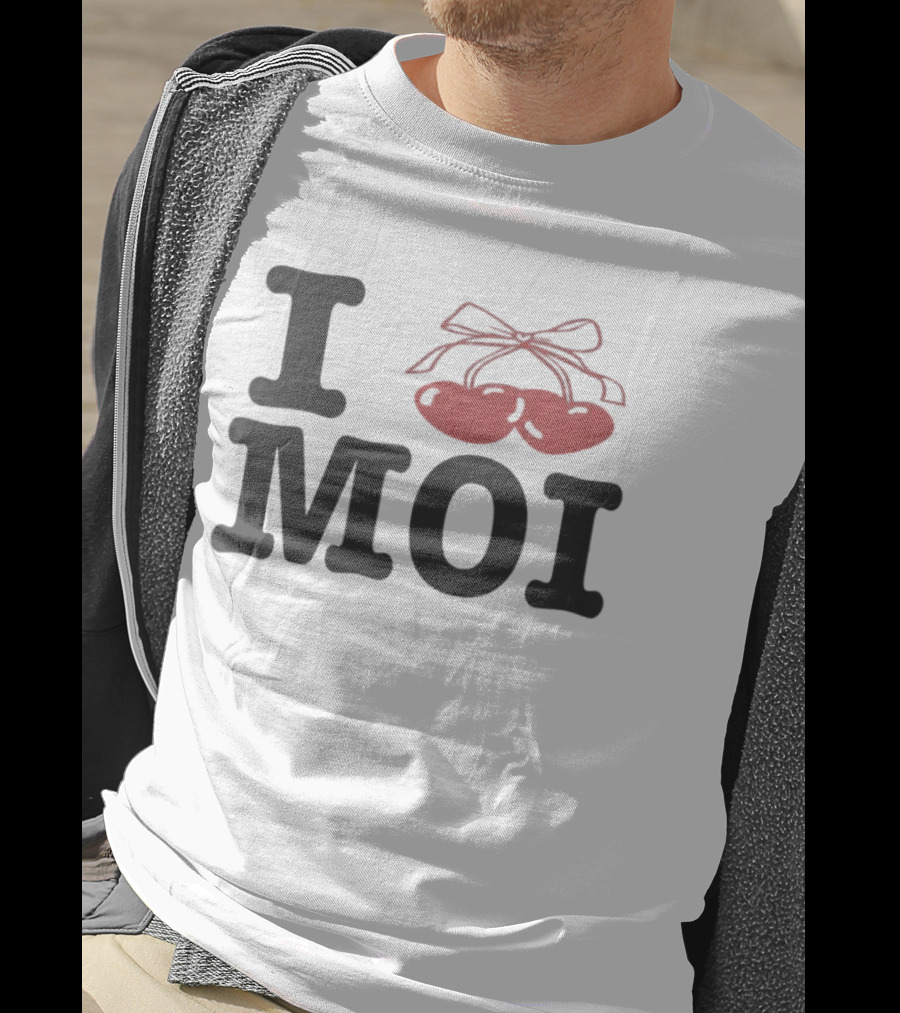 Cozy Crush I Love Moi Cherry Bow T-Shirt