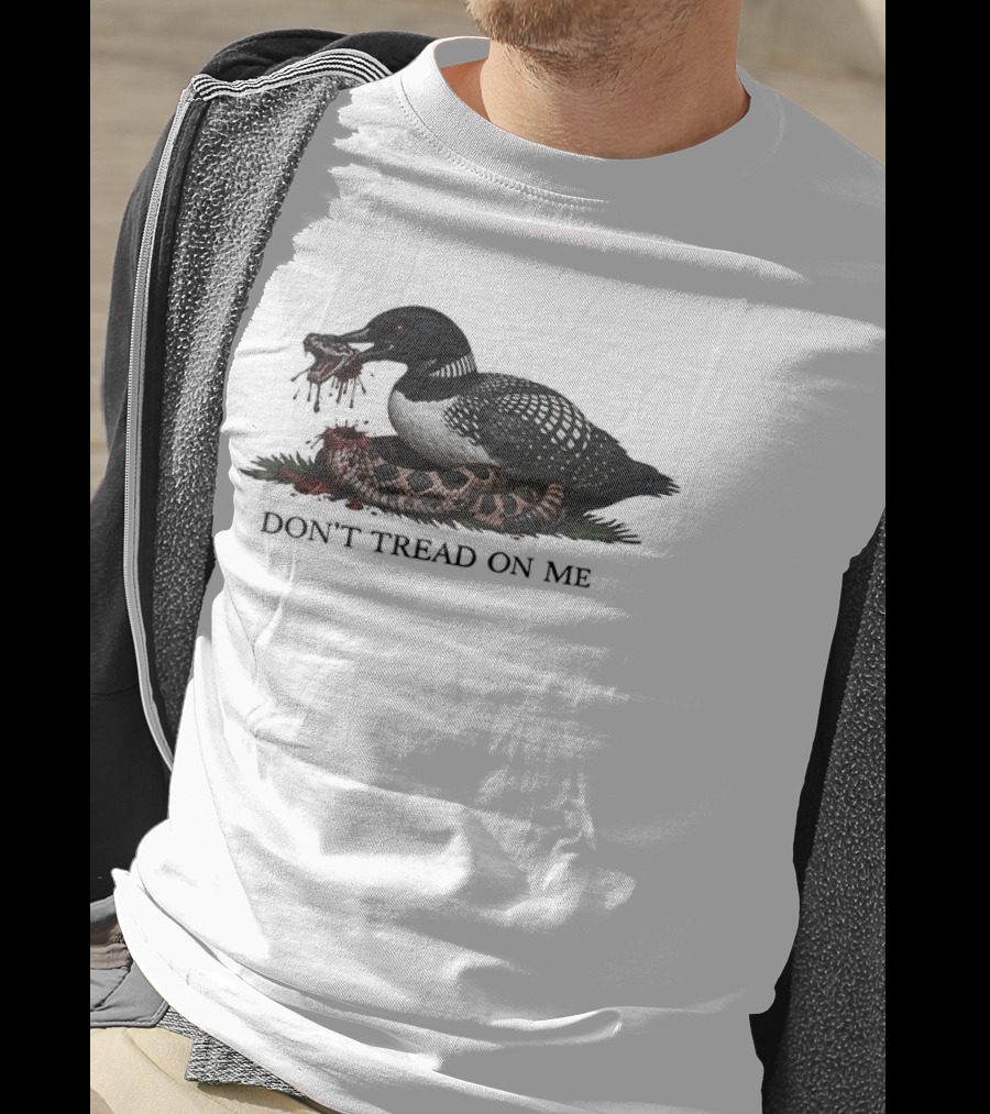 Minnesota Loon Snake Don't Tread On Me T-Shirt