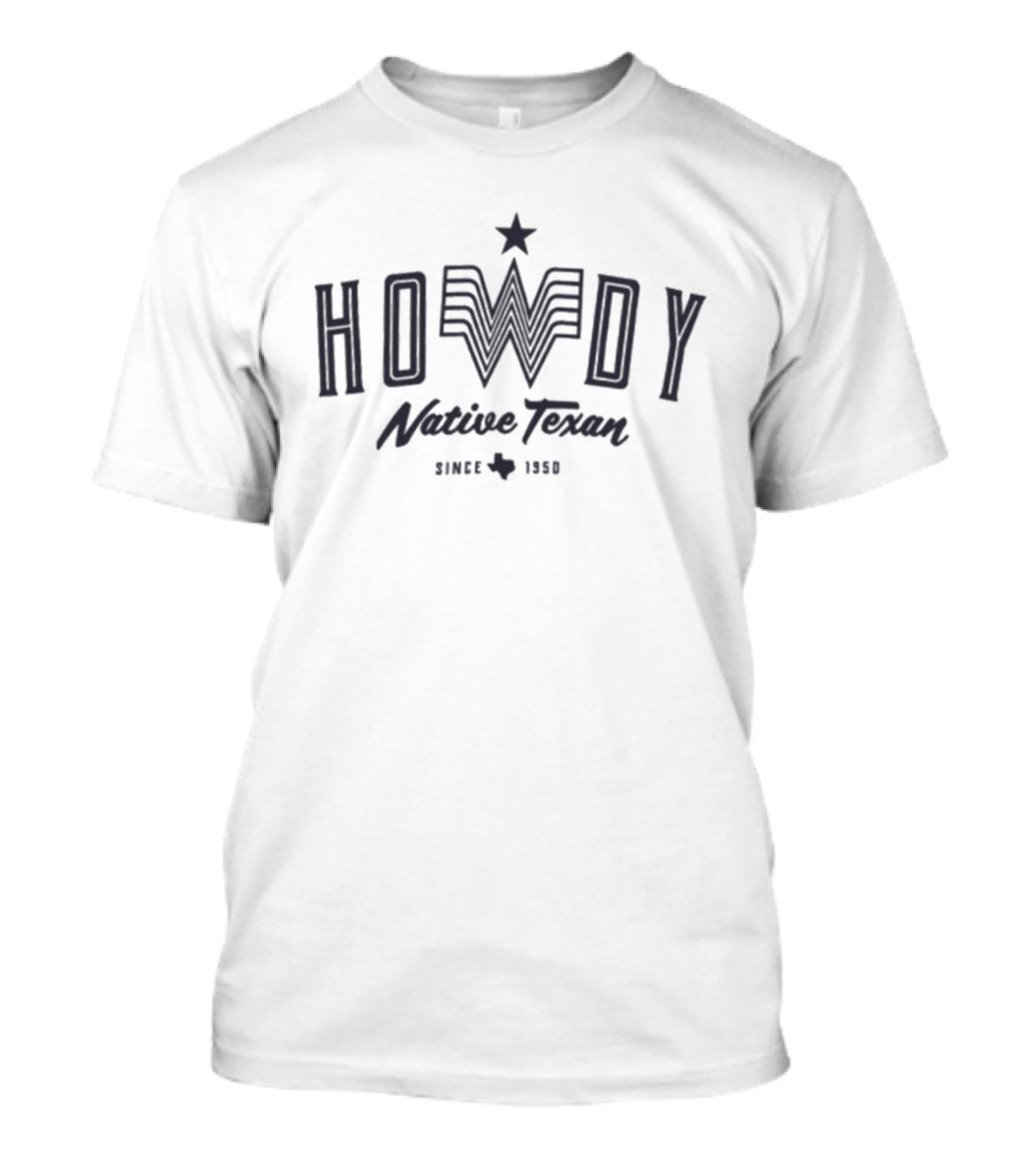 Howdy Native Texan Since 1836 Star Texas T-Shirt