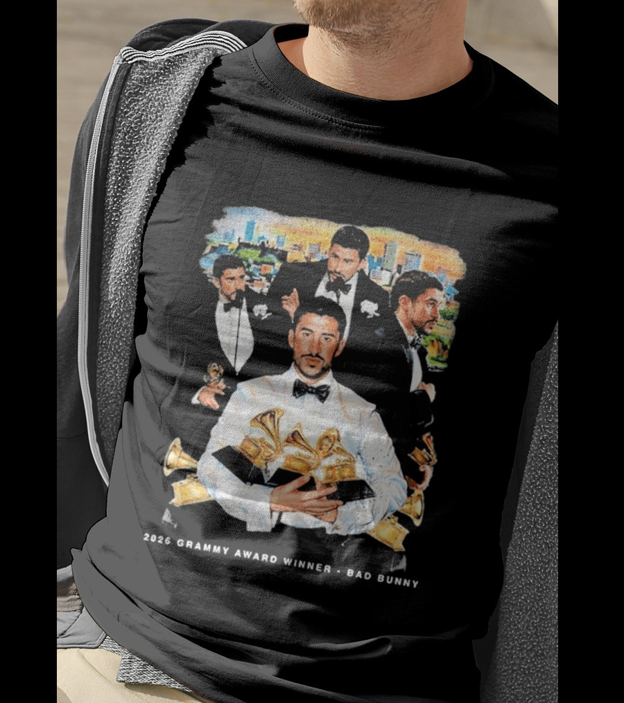 Congrats Bad Bunny 2026 Grammy Award Winner Album Of The Year T-Shirt