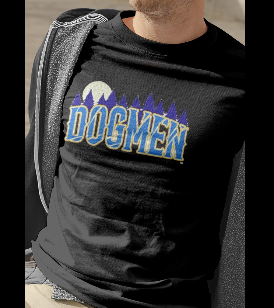 Michigan Dogmen Midnight Forest Wordmark T-Shirt