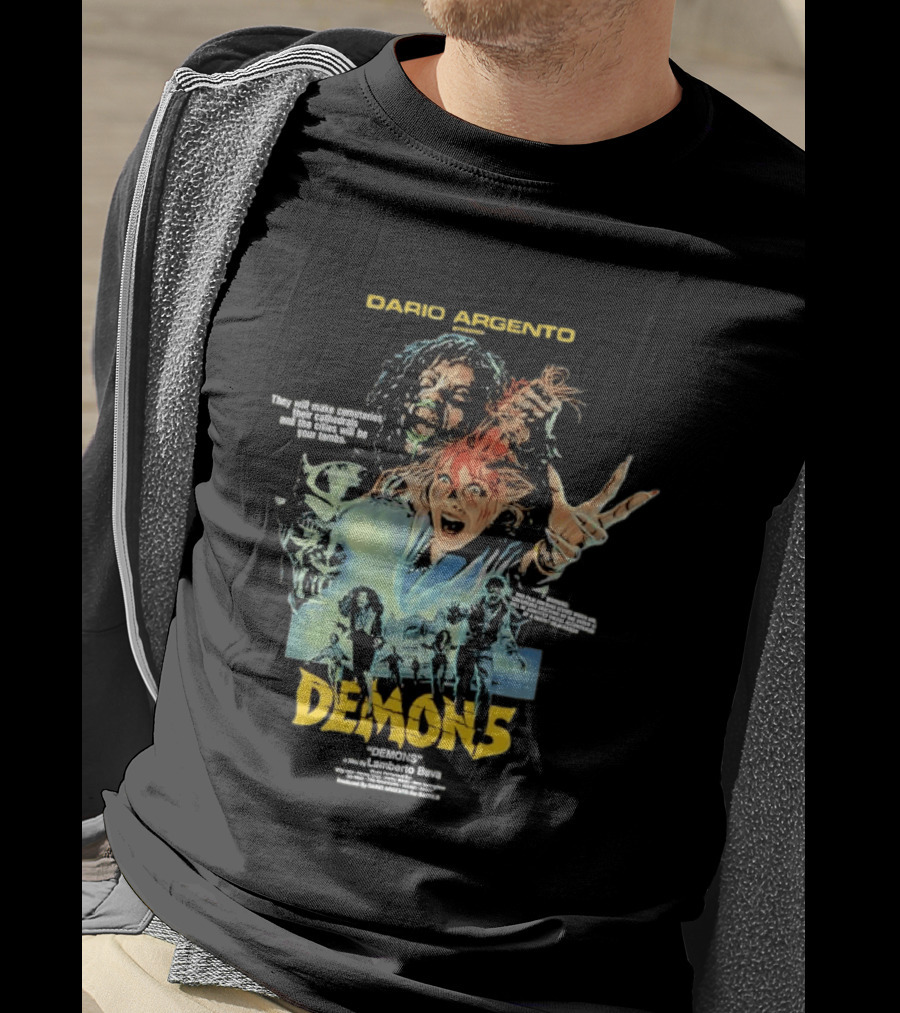 Dario Argento Demons Orgy Of Bloodshed Lamberto Bava Cult Horror Film T-Shirt
