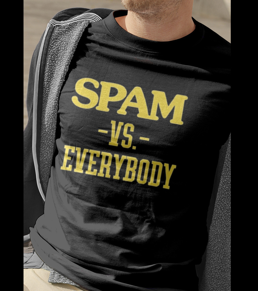 Tetairoa McMillan Spam VS Everybody Yellow T-Shirt
