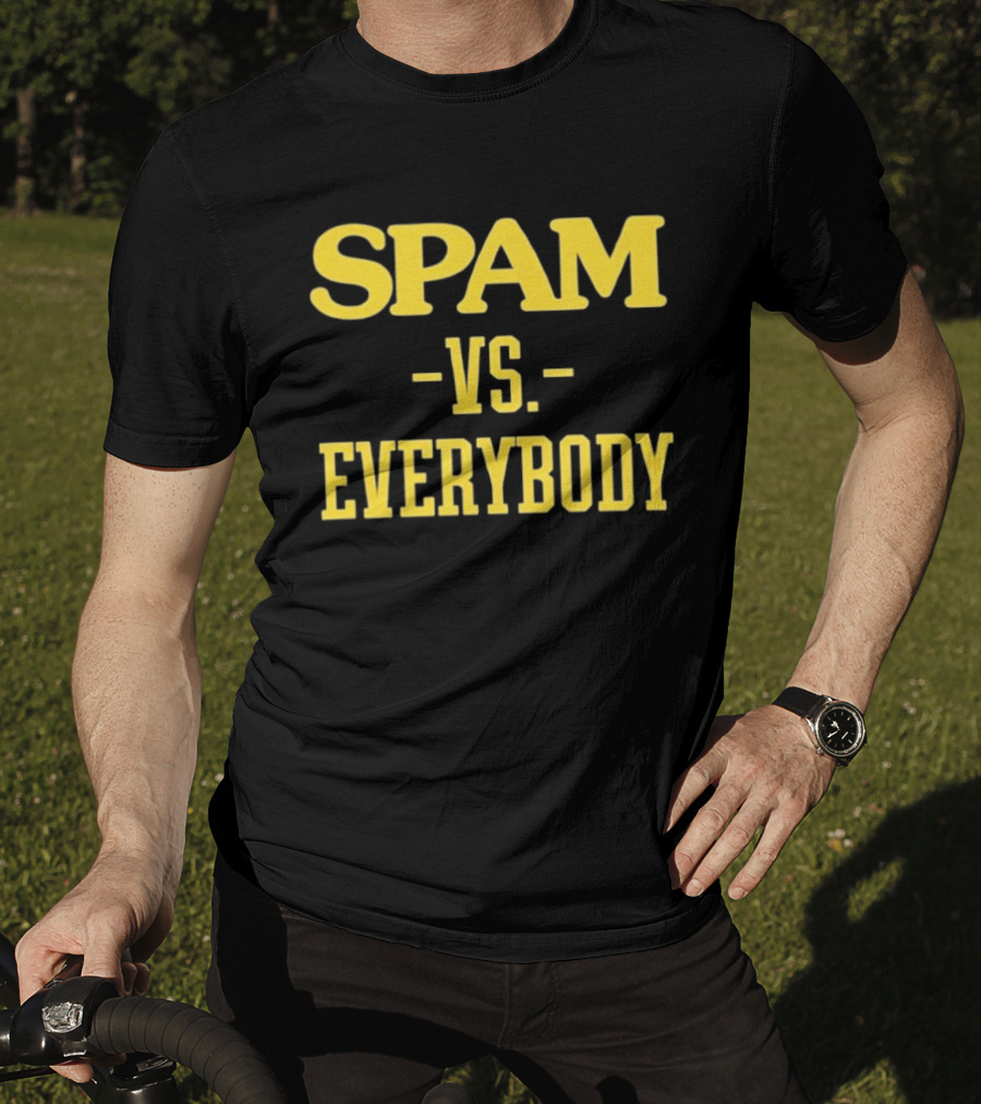 Tetairoa McMillan Spam VS Everybody Yellow T-Shirt