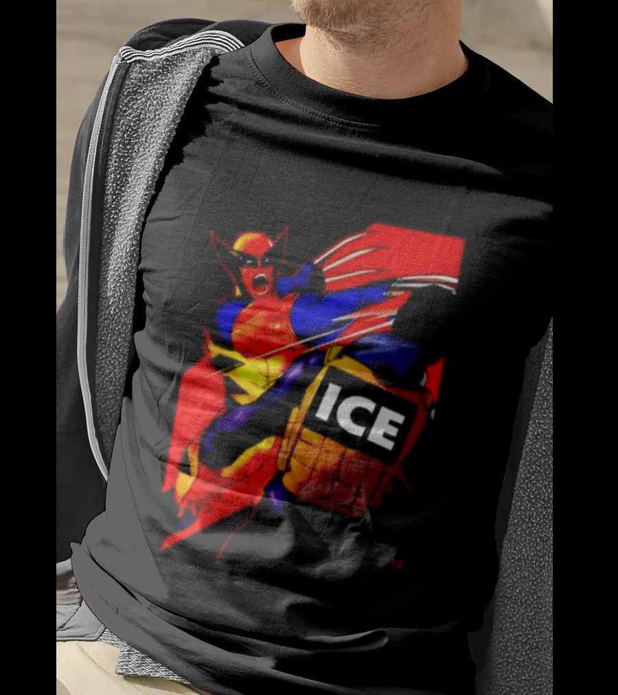 Wolverine Fuck ICE Forever And Always Claws Action T-Shirt